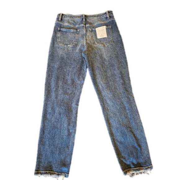 Flying Monkey Light/Medium Wash High Rise Boyfriend Straight Leg Jeans Size 30 - Picture 10 of 16